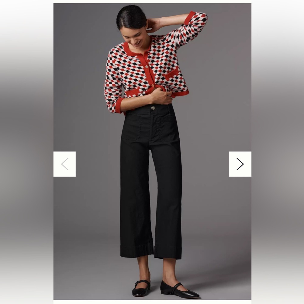 The Colette Magic Fabric Crop Wide-Leg Pants by Maeve